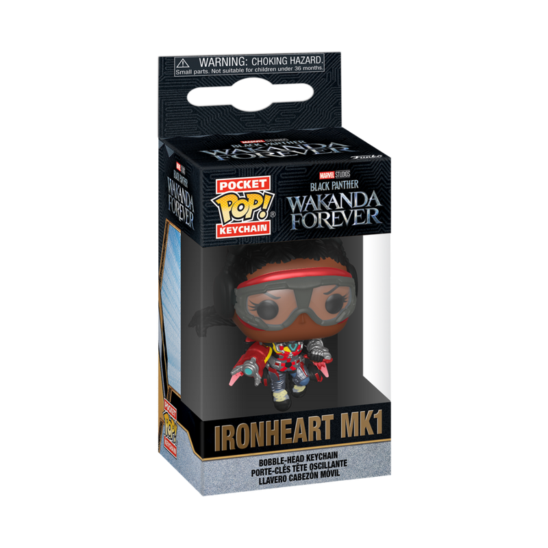 FUNKO POCKET POP KEYCHAIN Black Panther Wakanda forever Ironheart MK1