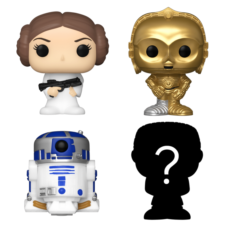 FUNKO BITTY POP: STAR WARS - LEIA 4PK