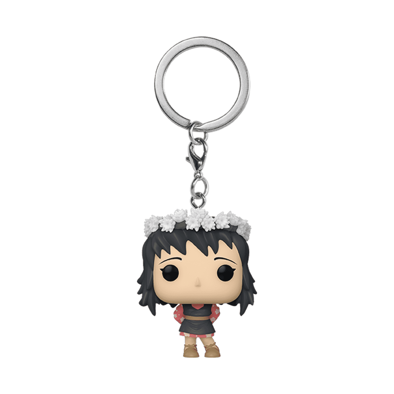 FUNKO POCKET POP KEYCHAIN Demon Slayer Makomo with flower headdress