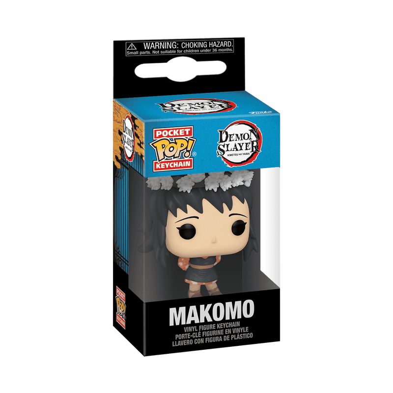 FUNKO POCKET POP KEYCHAIN Demon Slayer Makomo with flower headdress