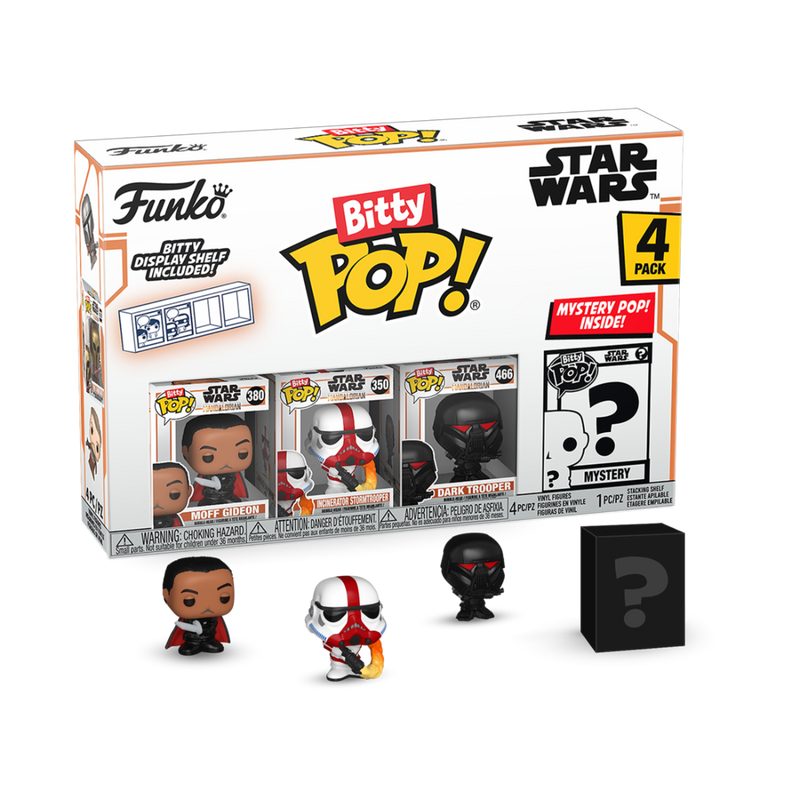 FUNKO BITTY POP: MANDALORIAN 4PK - MOFF GIDEON?