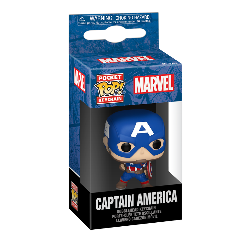 FUNKO POCKET POP KEYCHAIN Marvel new classics Captain America