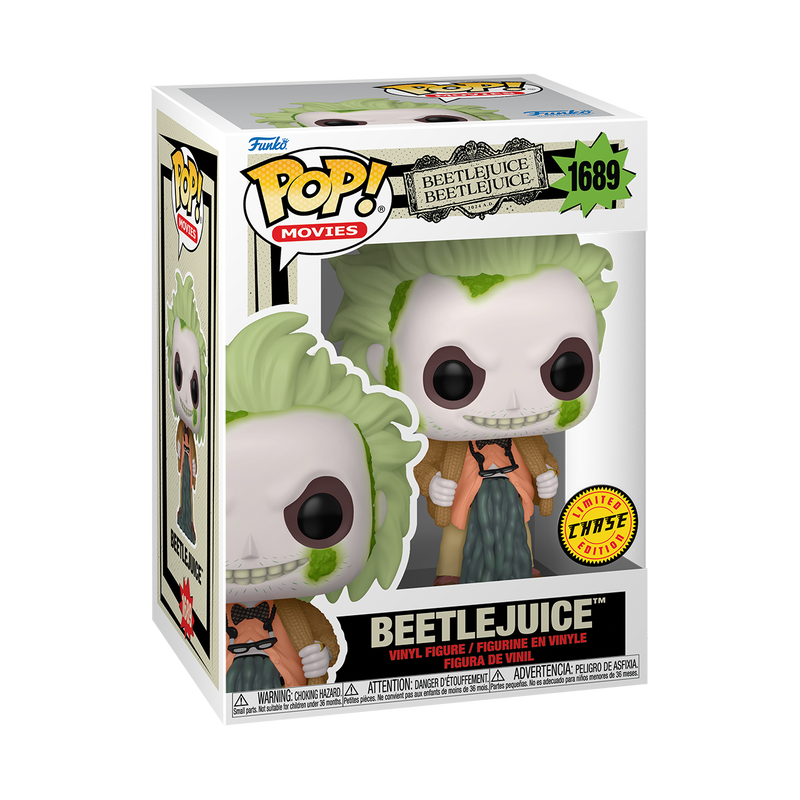 FUNKO POP MOVIES: BEETLEJUICE - BEETLEJUICE W/CHASE