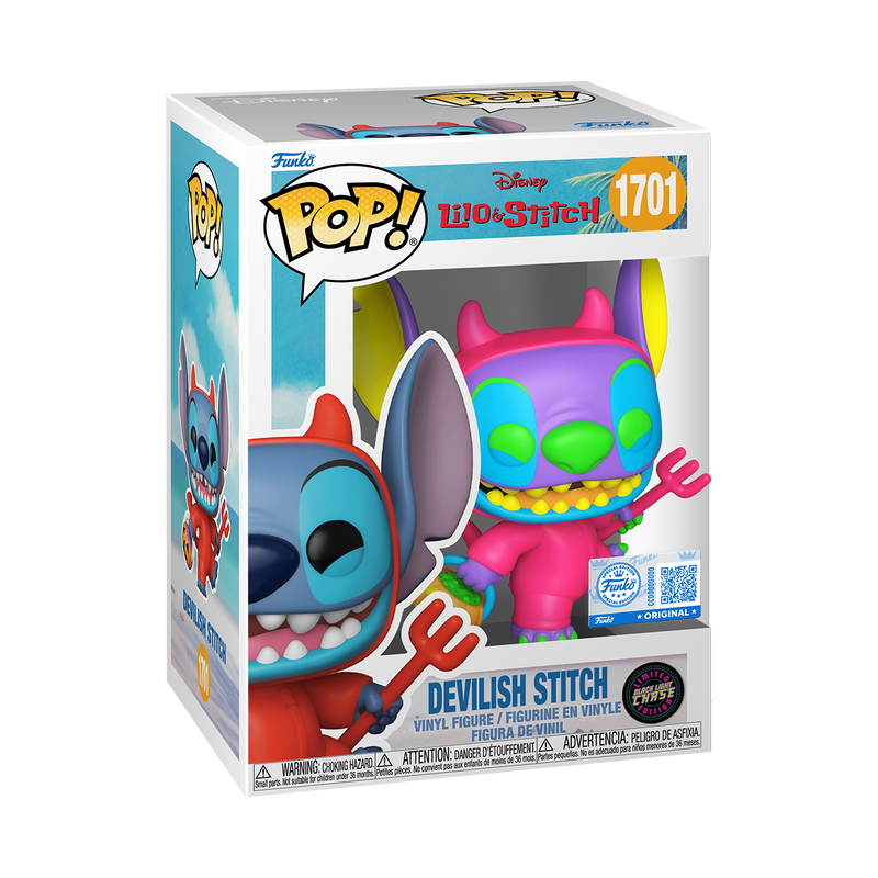 FUNKO POP DISNEY: LILO & STITCH - STITCH AS DEVIL W/CHASE