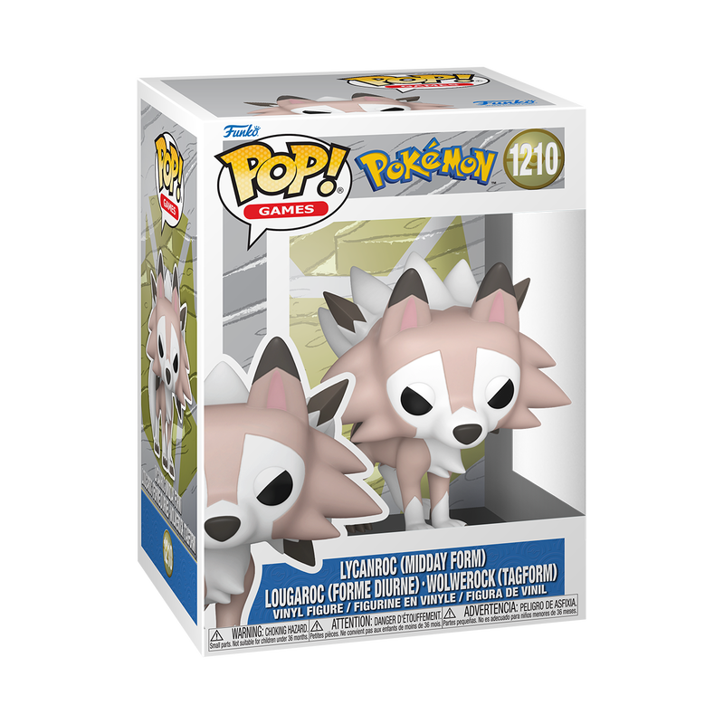 FUNKO POP GAMES: POKEMON - LYCANROC (MIDDAY)