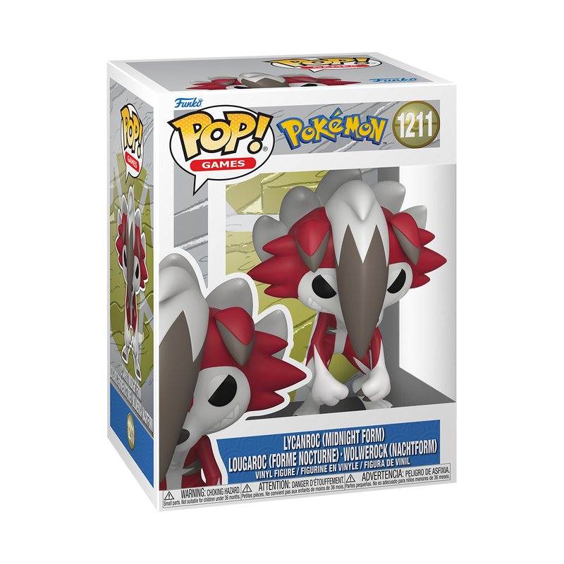 FUNKO POP GAMES: POKEMON - LYCANROC (MIDNIGHT)