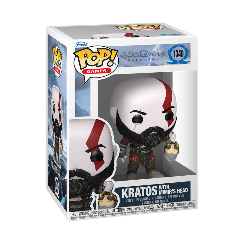 FUNKO POP GAMES: GOD OF WAR - KRATOS W/MIMIR´S HEAD