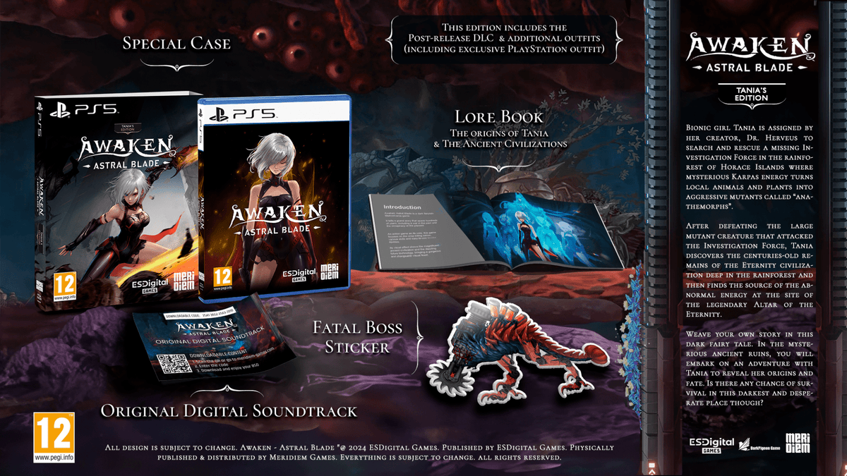 Awaken - Astral Blade - Tania's Edition (Playstation 5) 8437024411864