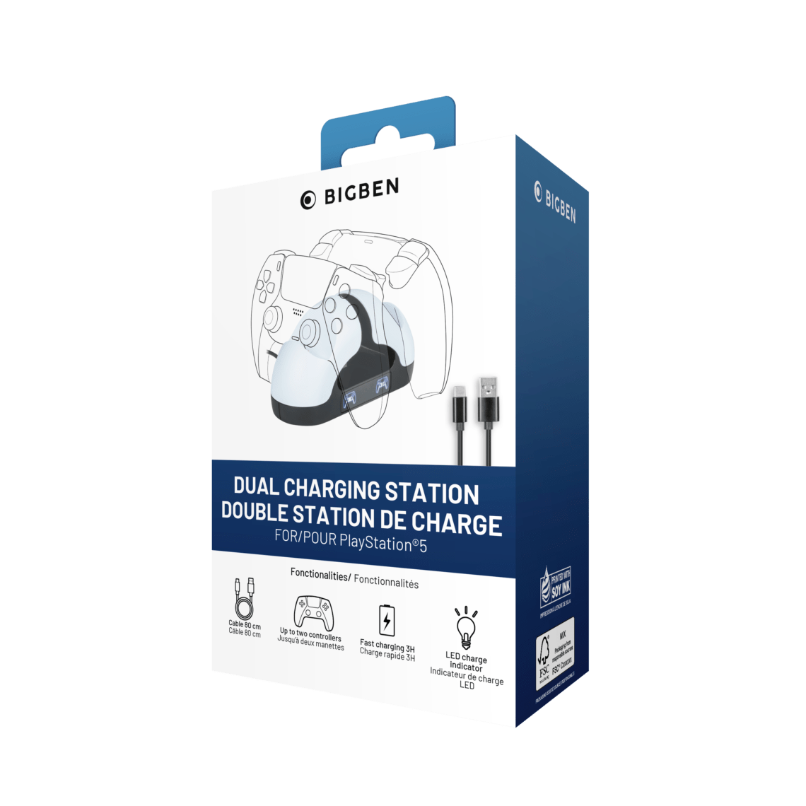 BIGBAN DUAL CHARGER FOR DUALSENSE 3665962021141