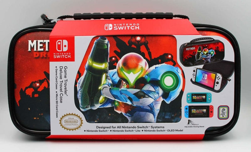 BIGBEN NINTENDO SWITCH DELUXE TRAVEL CASE METROID DROID 0663293112180