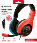 BIGBEN NINTENDO SWITCH HEADSET RED/BLUE 3665962006926