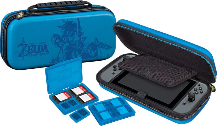 BIGBEN NINTENDO SWITCH TRAVEL CASE ZELDA BLUE 0663293109173