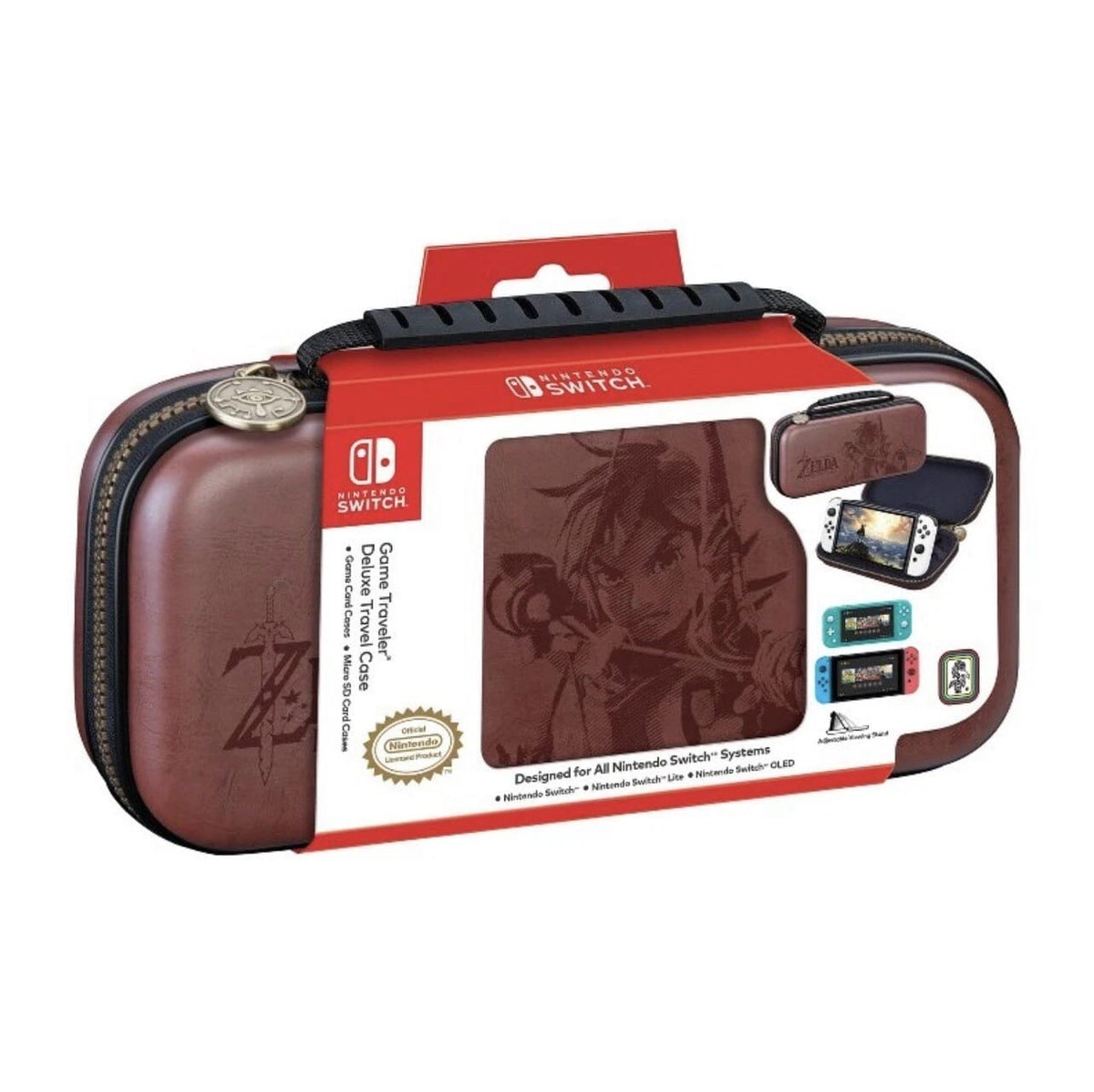 BIGBEN NINTENDO SWITCH TRAVEL CASE ZELDA BREACH OF THE WILD 0663293109722