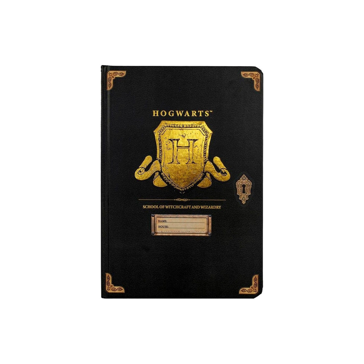 BLUE SKY HARRY POTTER A5 CASEBOUND NOTEBOOK - HOGWARTS SHIELD 5060718148260