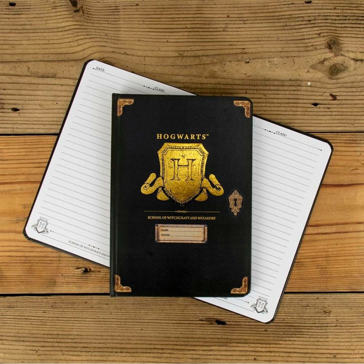 BLUE SKY HARRY POTTER A5 CASEBOUND NOTEBOOK - HOGWARTS SHIELD 5060718148260
