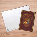 BLUE SKY HARRY POTTER A5 CASEBOUND NOTEBOOK - RED - COLOURFUL CREST 5056563712572