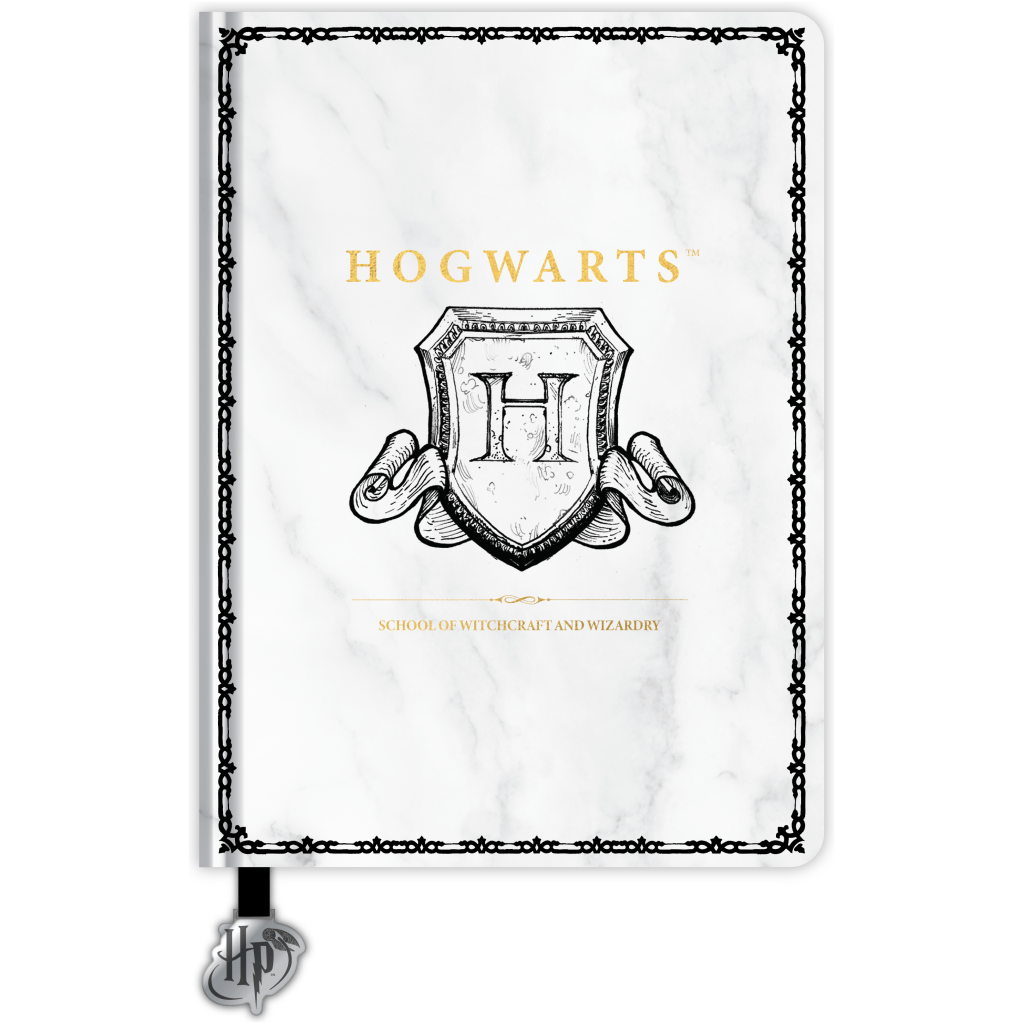 BLUE SKY HARRY POTTER A5 CHUNKY NOTEBOOK HOGWARTS SHIELD (FSC) 5056563711551