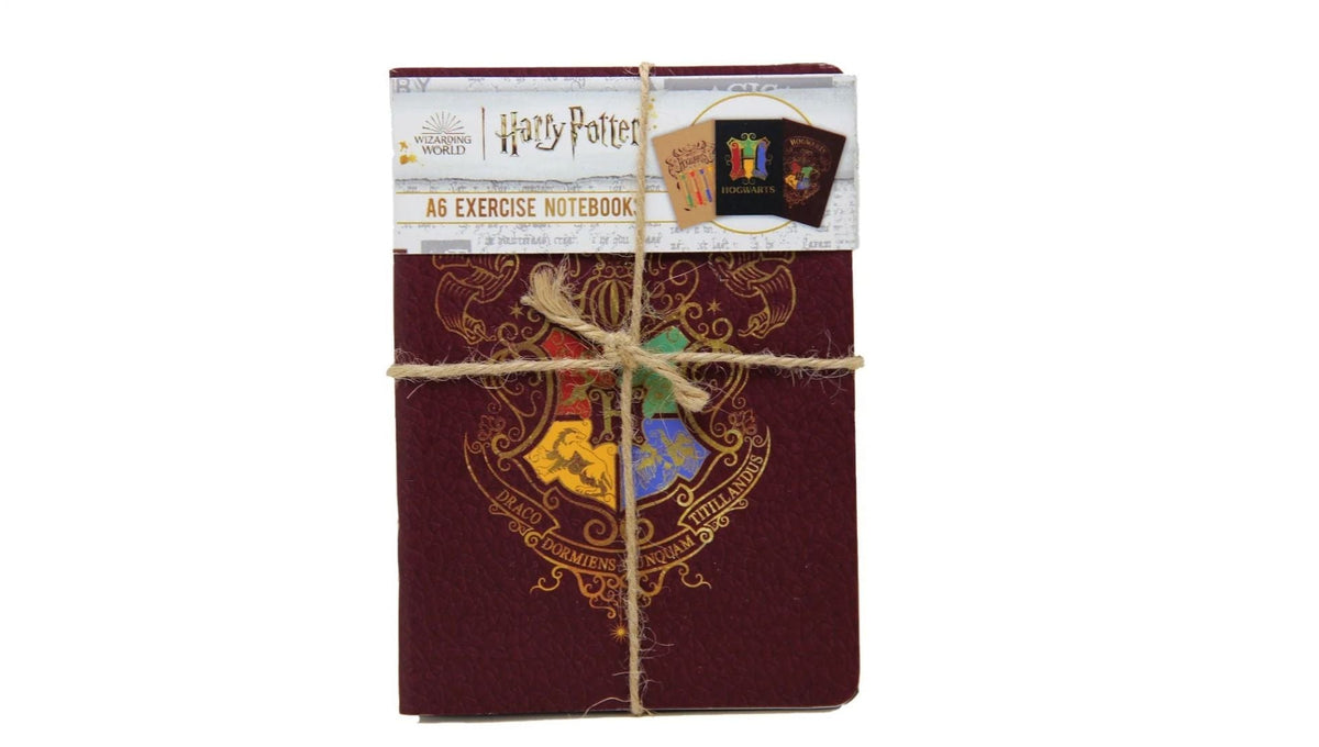 BLUE SKY HARRY POTTER A6 NOTEBOOKS 3PK - COLOURFUL CREST 5056563716013