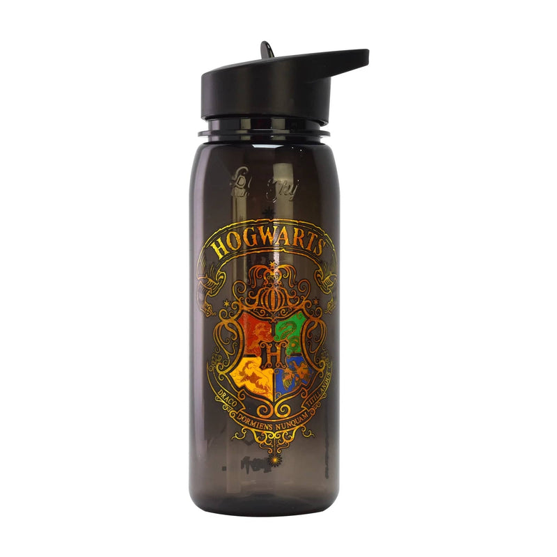 BLUE SKY HARRY POTTER FLIP TOP WATER BOTTLE - COLOURFUL CREST 5056563713494