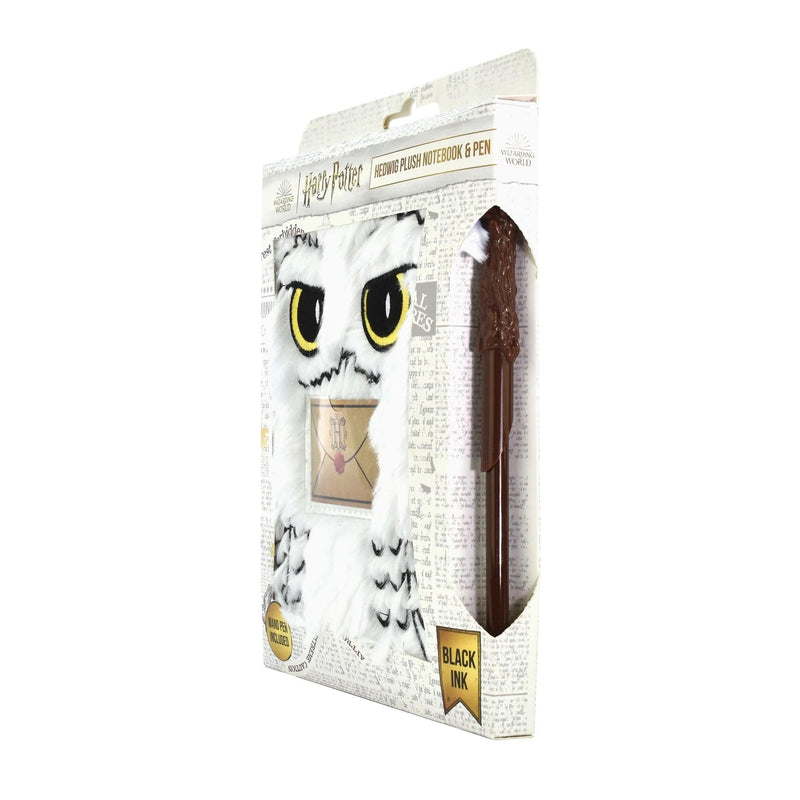 BLUE SKY HARRY POTTER HEDWIG PLUSH NOTEBOOK & PEN 5056563713524