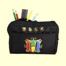 BLUE SKY HARRY POTTER MULTI POCKET PENCIL CASE - COLOURFUL CREST 5056563712602