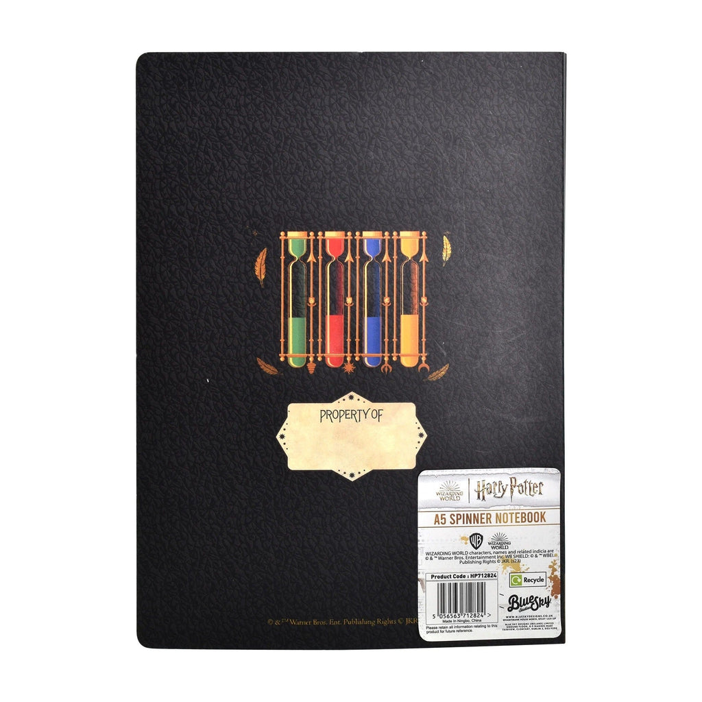 Spinner Notebook BLUE SKY HARRY POTTER SPINNER NOTEBOOK - COLOURFUL CREST – igabiba