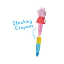 BLUE SKY PEPPA PIG CRAYONS - STACKING 5056563715085