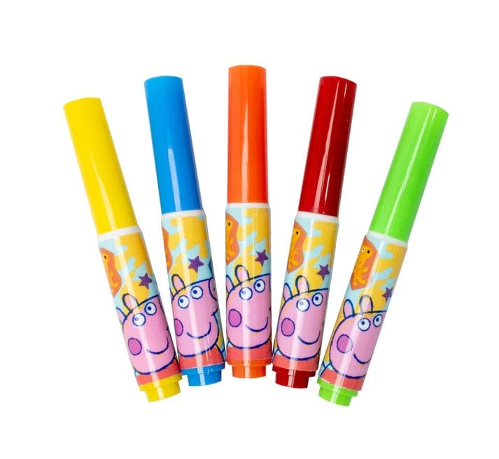 BLUE SKY PEPPA PIG PEN SET - CHUNKY FELT TIPS 5056563717140