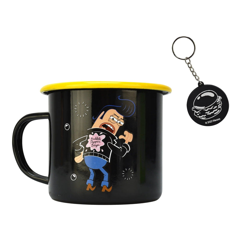 BLUE SKY SPONGE BOB MUG & KEYRING - BUBBLES 5056563714279