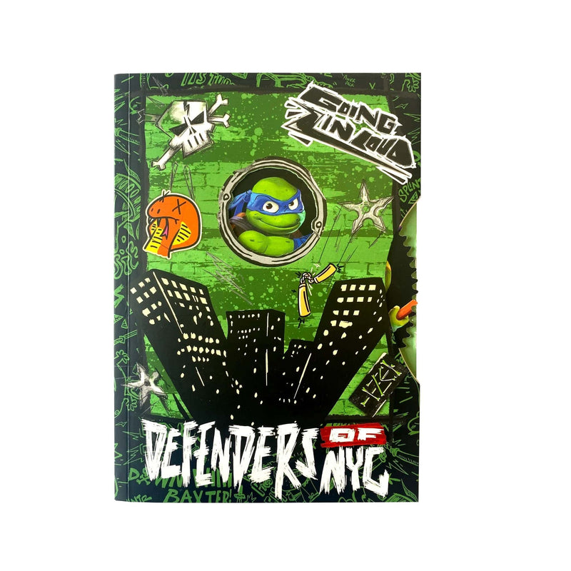 BLUE SKY TMNT NOTEBOOK - A5 SPINNER - MAYHEM 5056563715900