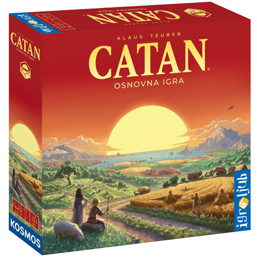BOARD GAME - CATAN - SETTLERS OF CATAN BASE GAME SLO/CRO 3830049971019