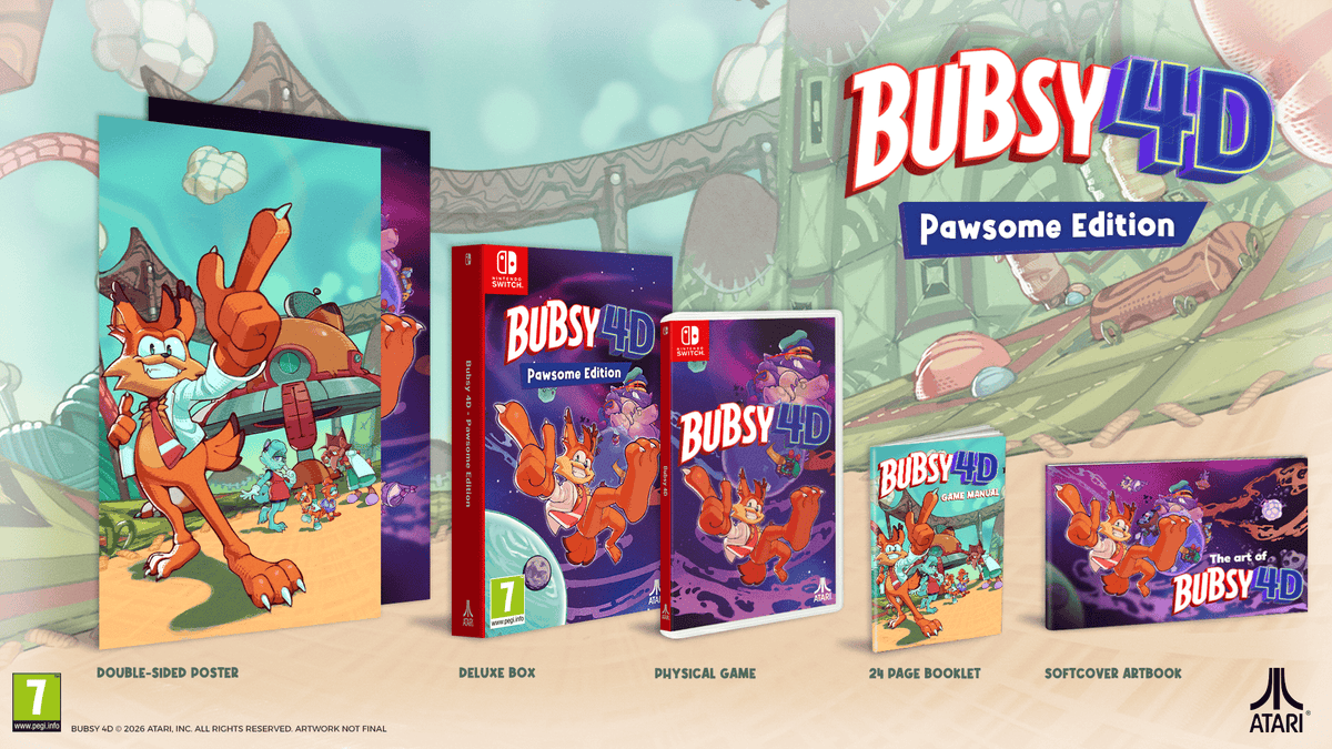 Bubsy 4D - Pawsome Edition (Nintendo Switch) 5056635622983