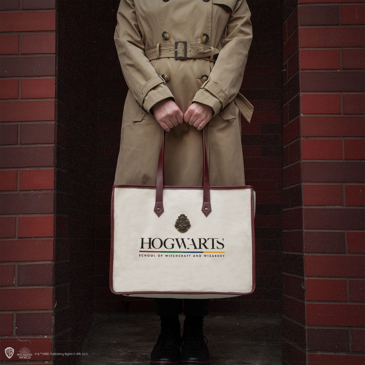 CINEREPLICAS: HARRY POTTER  - SHOPPING BAG - HOGWARTS - CANVAS 4895205606364