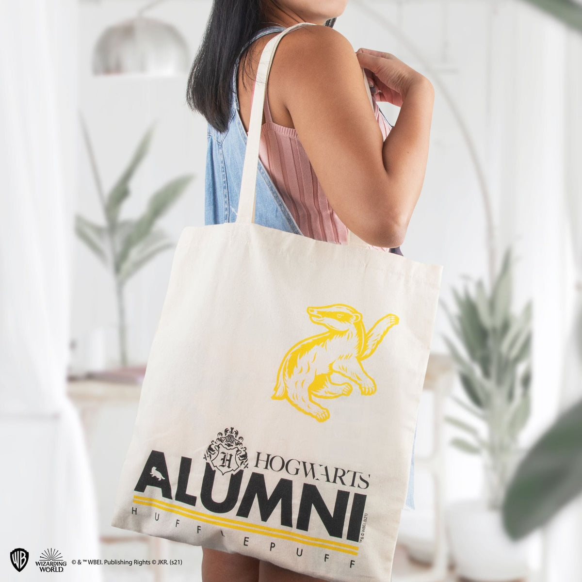 CINEREPLICAS: HARRY POTTER  - TOTE BAG - ALUMNI HUFFLEPUFF 4895205604476