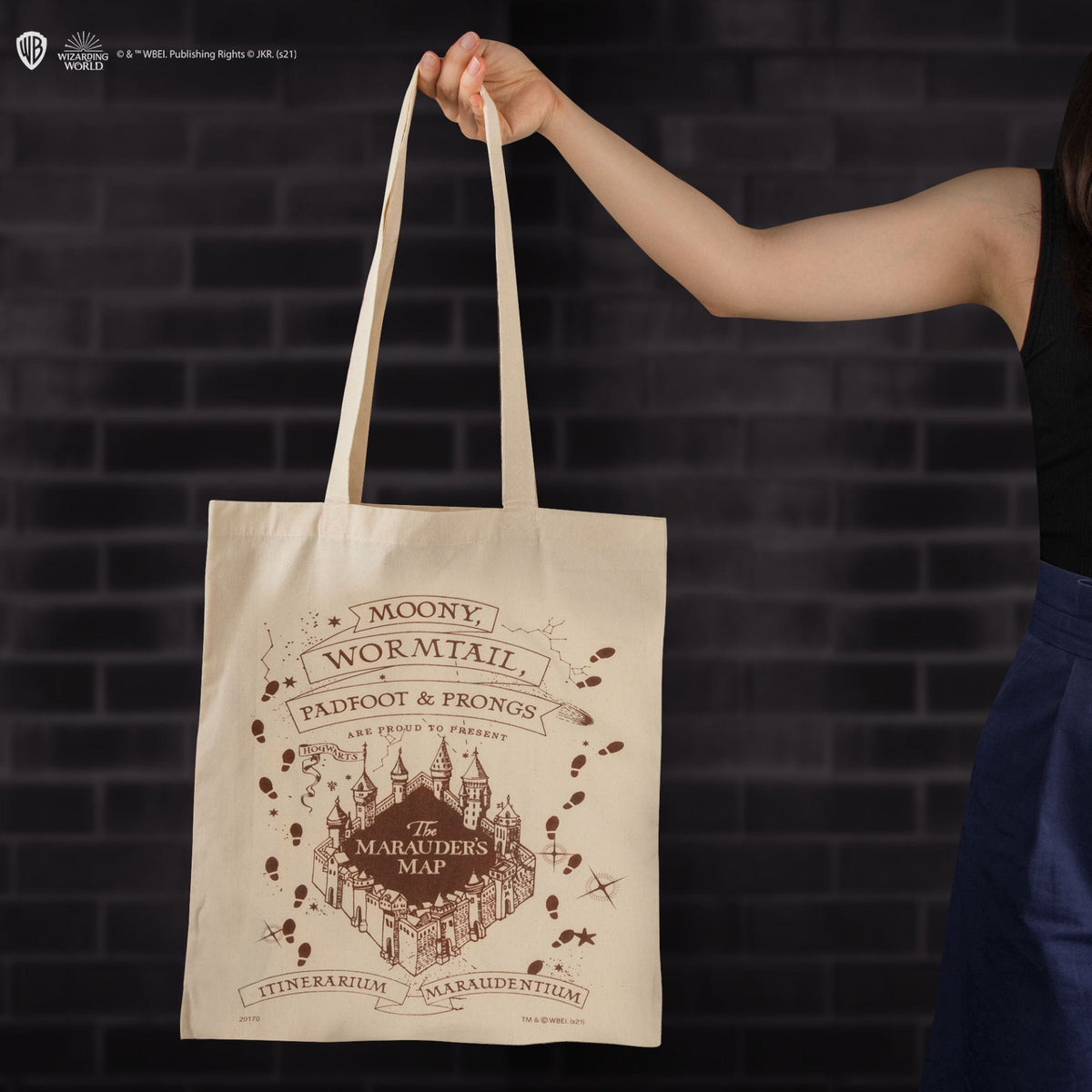 CINEREPLICAS: HARRY POTTER  - TOTE BAG - MARAUDER MAP 4895205604490