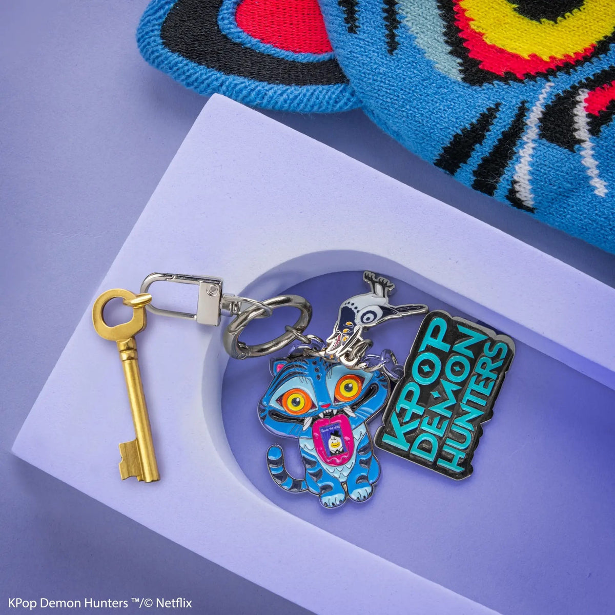 CINEREPLICAS: KPOP DEMON HUNTERS - CHARM KEYCHAIN - DERPY & SUSSIE 4895205625631