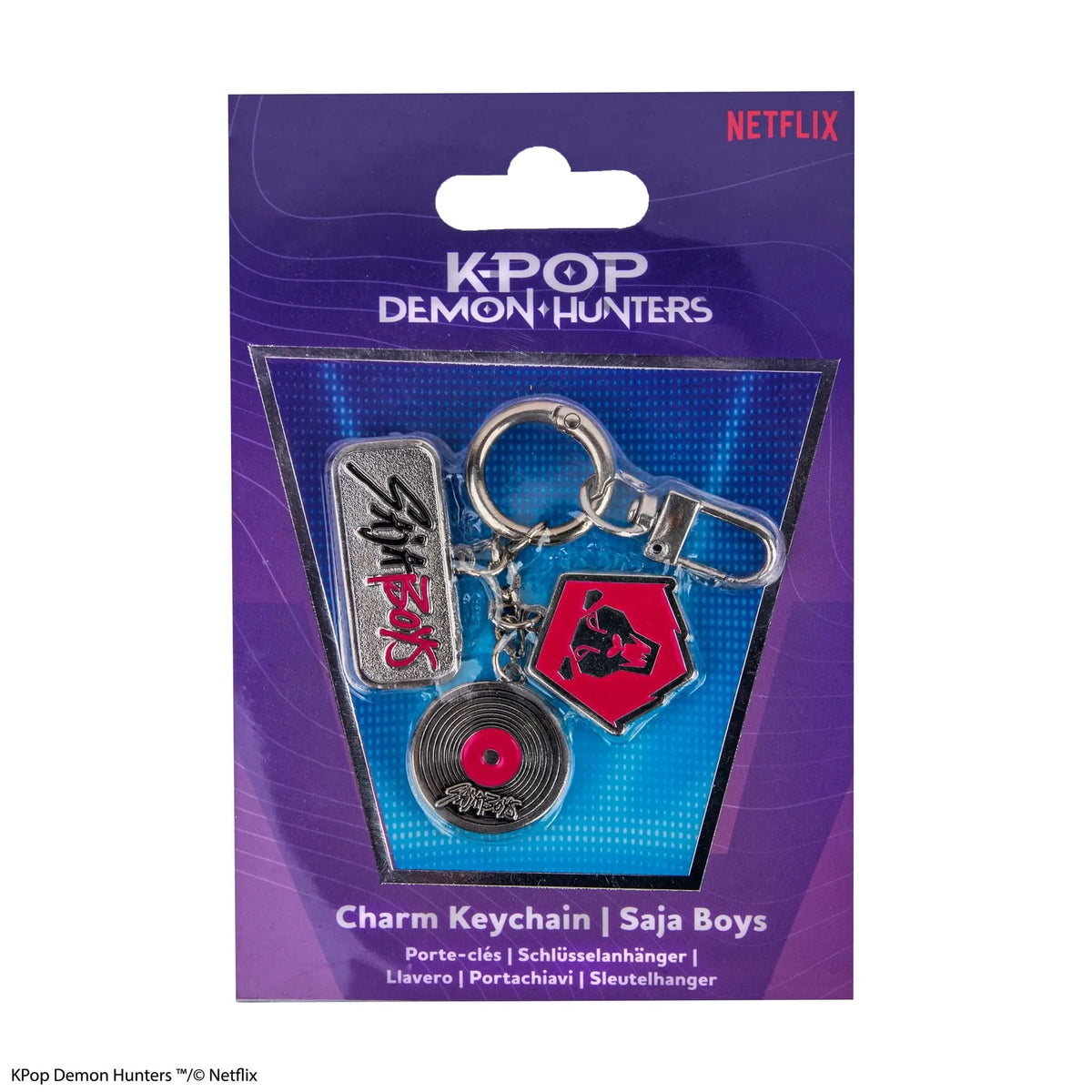 CINEREPLICAS: KPOP DEMON HUNTERS - CHARM KEYCHAIN - SAJA BOYS 4895205625617