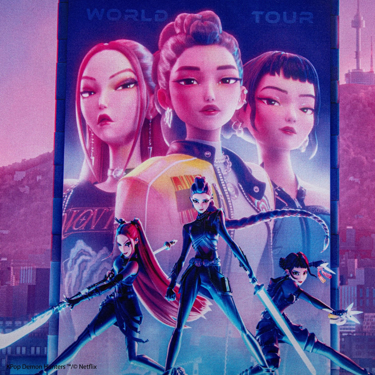 CINEREPLICAS: KPOP DEMON HUNTERS - DESK MAT XL - TAKEDOWN 4895205624825