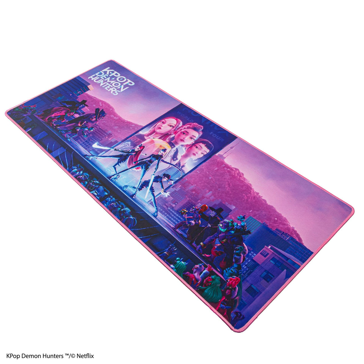 CINEREPLICAS: KPOP DEMON HUNTERS - DESK MAT XL - TAKEDOWN 4895205624825