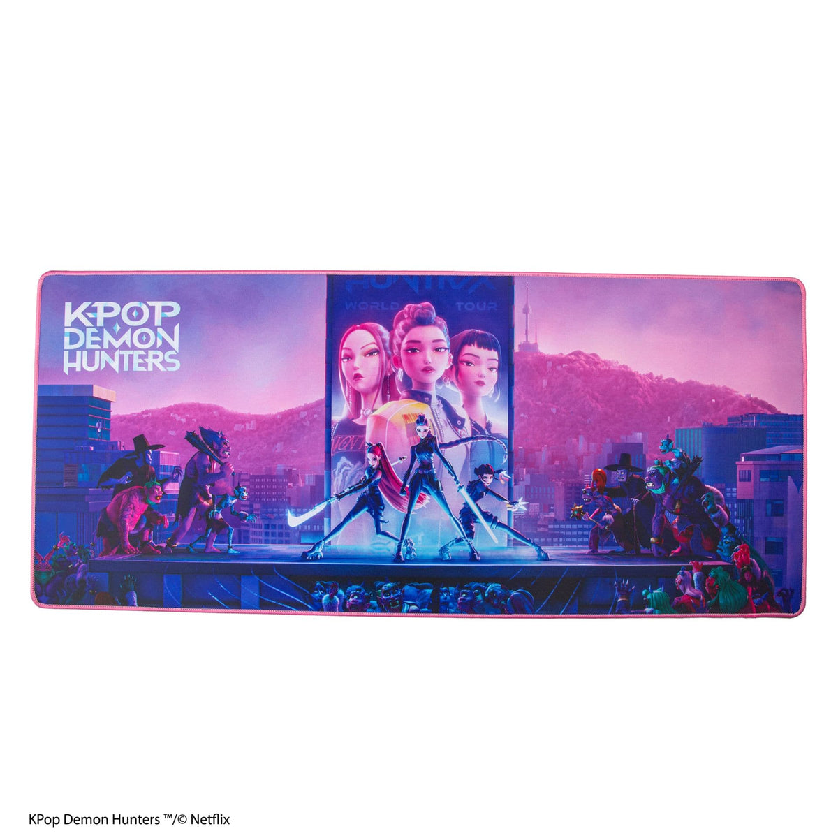 CINEREPLICAS: KPOP DEMON HUNTERS - DESK MAT XL - TAKEDOWN 4895205624825
