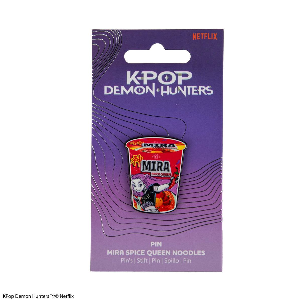 CINEREPLICAS: KPOP DEMON HUNTERS - PIN - MIRA SPICE QUEEN NOODLES 4895205625389