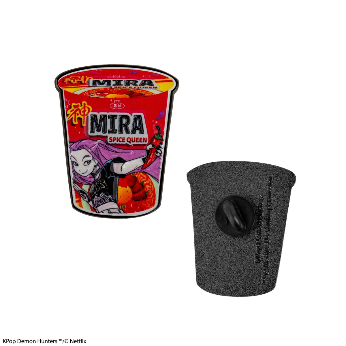 CINEREPLICAS: KPOP DEMON HUNTERS - PIN - MIRA SPICE QUEEN NOODLES 4895205625389