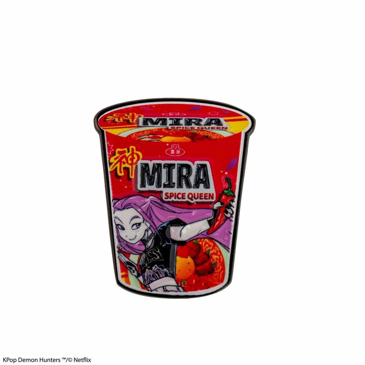 CINEREPLICAS: KPOP DEMON HUNTERS - PIN - MIRA SPICE QUEEN NOODLES 4895205625389