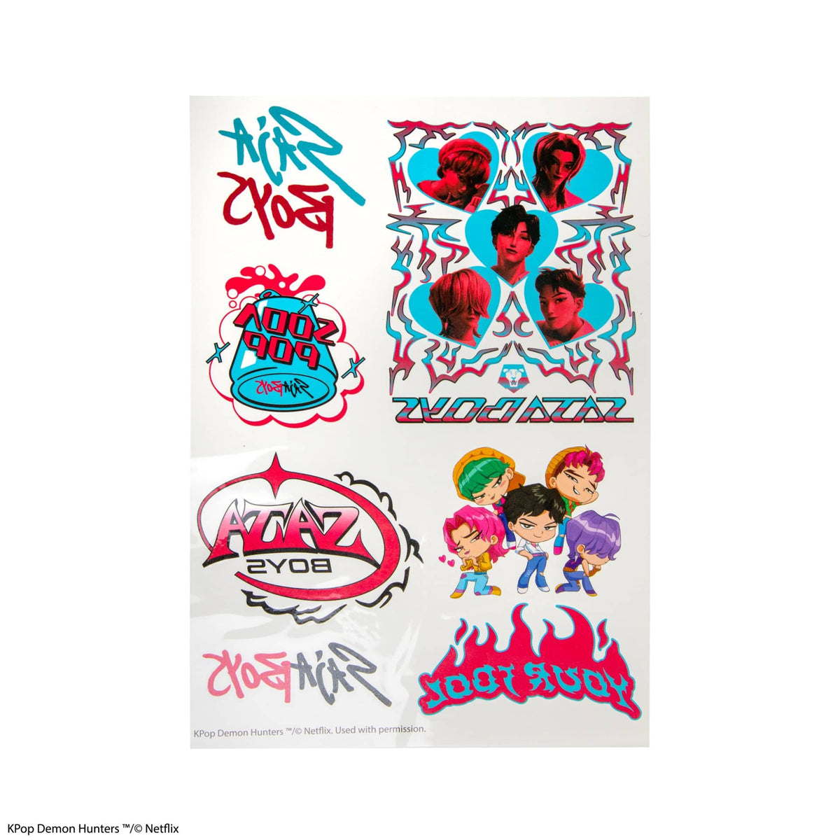 CINEREPLICAS: KPOP DEMON HUNTERS - TATTOO STICKERS - KPOP DEMON HUNTERS 4895205624856