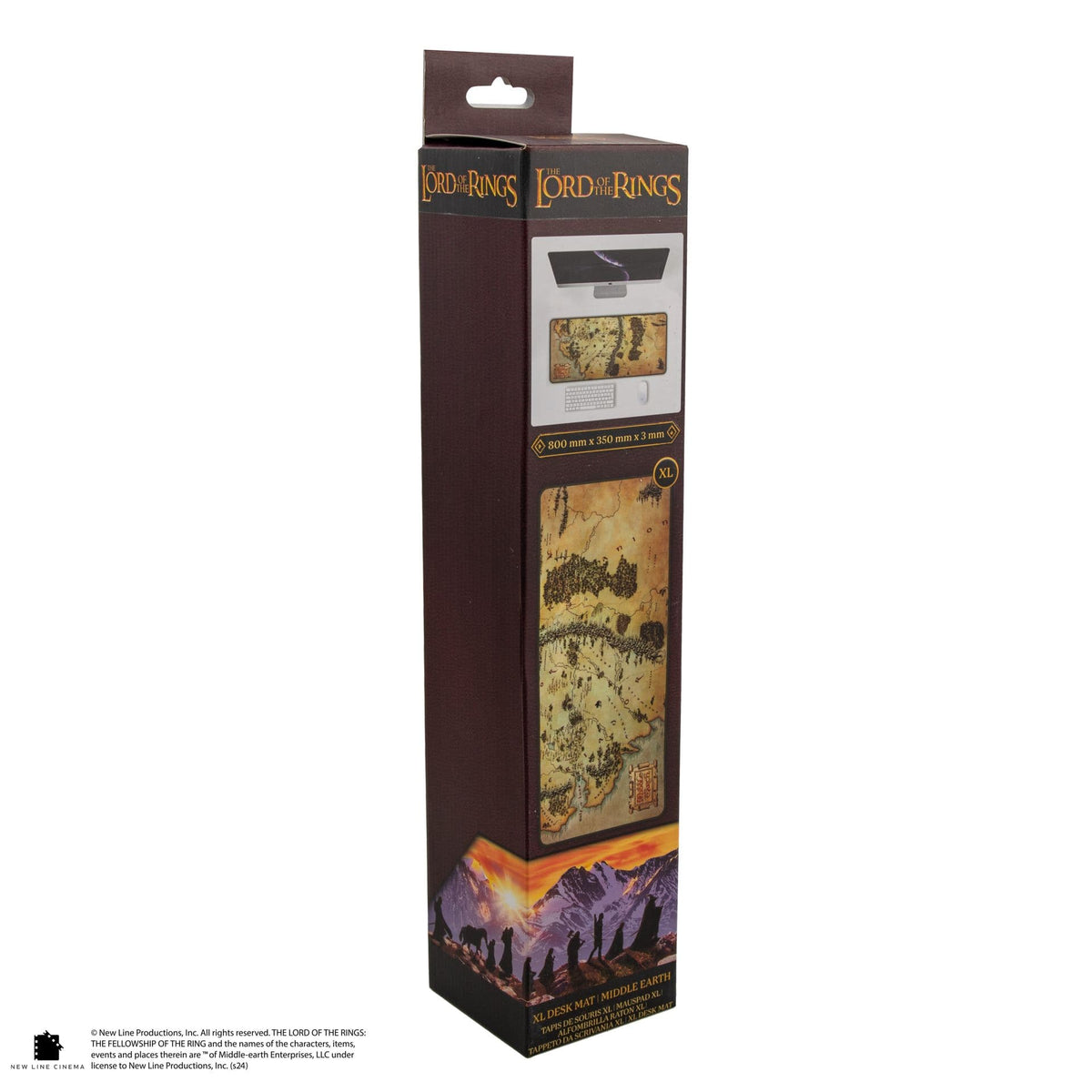 CINEREPLICAS: LOTR - DESK MAT - MIDDLE EARTH MAP 4895205619470