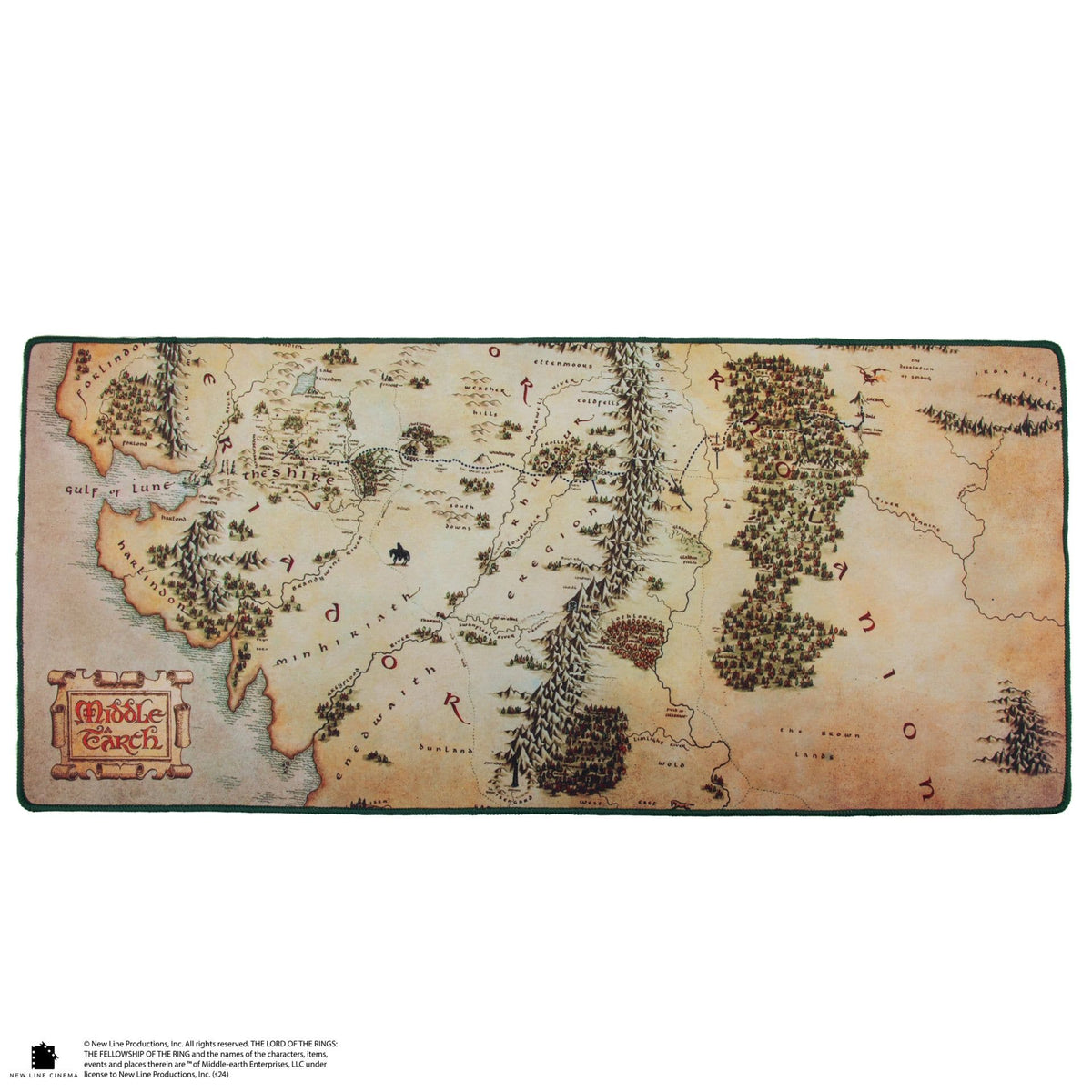 CINEREPLICAS: LOTR - DESK MAT - MIDDLE EARTH MAP 4895205619470