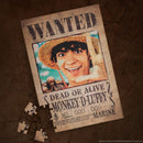 CINEREPLICAS: ONE PIECE - MAGNETIC PUZZLE - WANTED LUFFY IN A4 SIZE 4895205618770