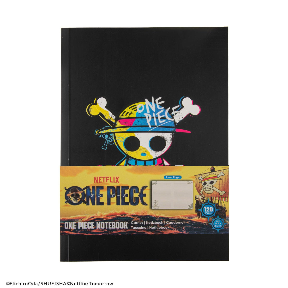 CINEREPLICAS: ONE PIECE - SOFTCOVER NOTEBOOK - ONE PIECE 4895205618947
