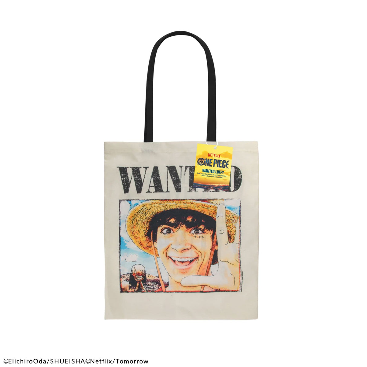 CINEREPLICAS: ONE PIECE - TOTE BAG - WANTED LUFFY 4895205618572