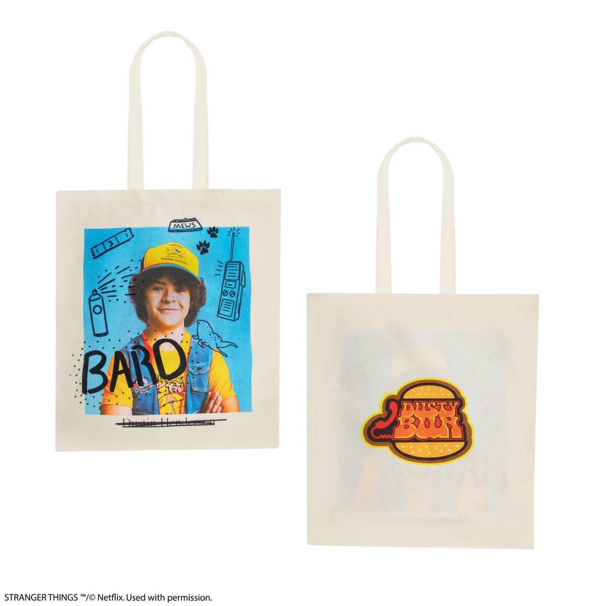 CINEREPLICAS: STRANGER THINGS - TOTE BAG - DUSTIN 4895205617889